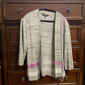 Ming Wang Knit jacket, bracelet sleeve - size 1x